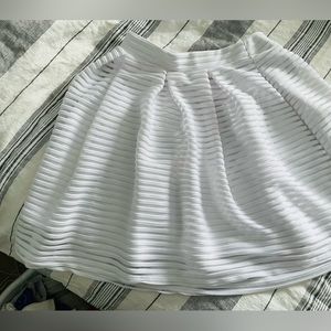 CATO Pleated, Stripe Detail Skirt